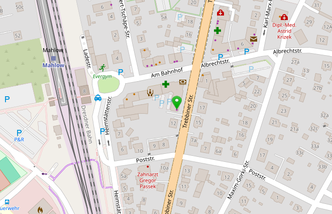 Anfahrt Praxis Göhde